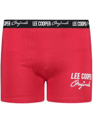 Boxeralsó nyomtatás Lee Cooper piros