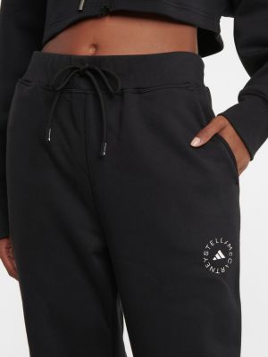 Спортни панталони Adidas By Stella Mccartney черно
