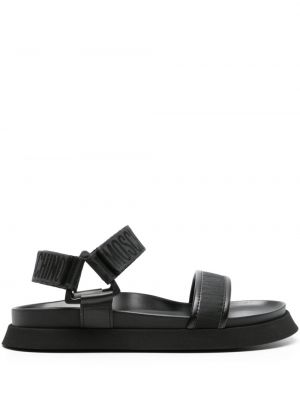 Jacquard sandale Moschino schwarz