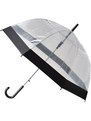 Průsvitný deštník Semiline šedý