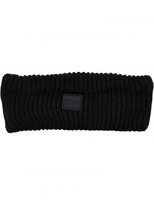 Pletená pletená vlněná kšiltovka Urban Classics Accessoires černá