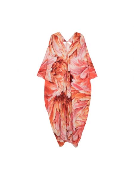 Sukienka mini Roberto Cavalli pomarańczowa