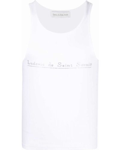 Camiseta sin mangas Ludovic De Saint Sernin blanco