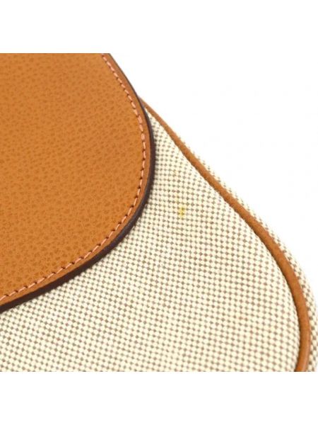 Bolsa de tela retro Hermès Vintage marrón