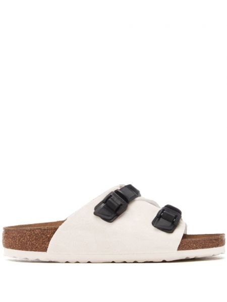 Σανδάλια σουέντ Birkenstock λευκό