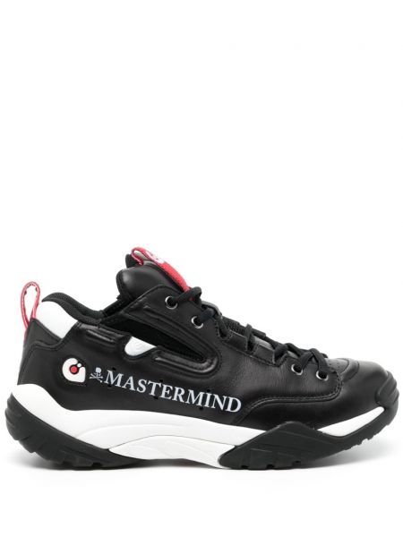 Sneakerși din piele Mastermind Japan negru