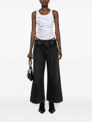 Low waist jeans ausgestellt Acne Studios schwarz