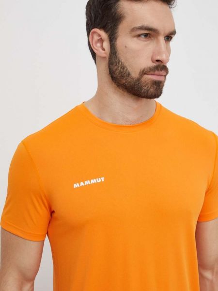 Sportska majica kratki rukavi Mammut narančasta