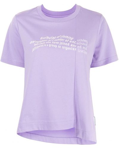 Camiseta con estampado Izzue violeta