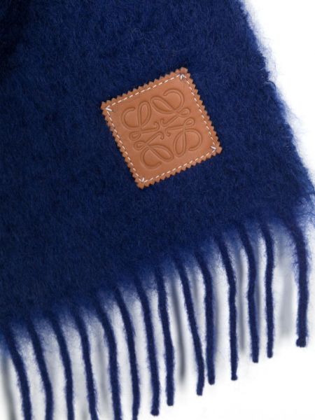 Sciarpa di lana Loewe blu