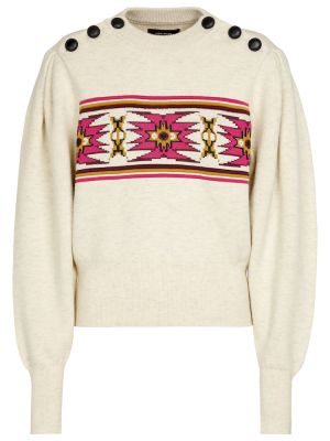 Жакардов пуловер Isabel Marant