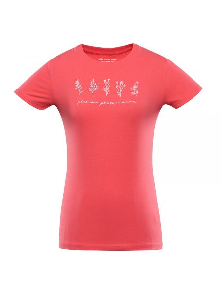 Bavlnené tričko Alpine Pro červená