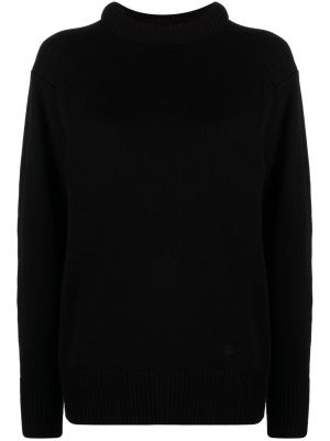Пуловер Loulou Studio черно
