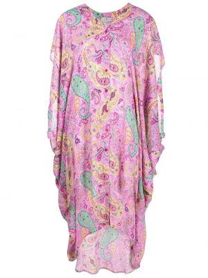 Paisley trykt dress Etro rosa