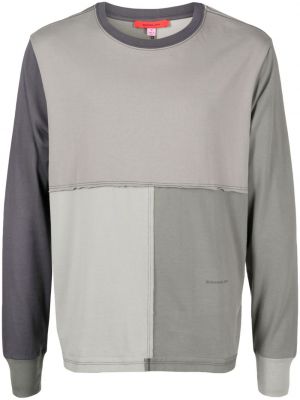 T-shirt di cotone Eckhaus Latta grigio