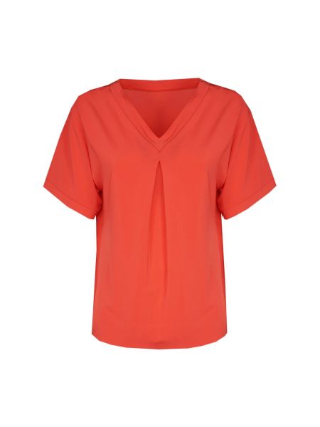 Bluse mit v-ausschnitt Max Mara orange