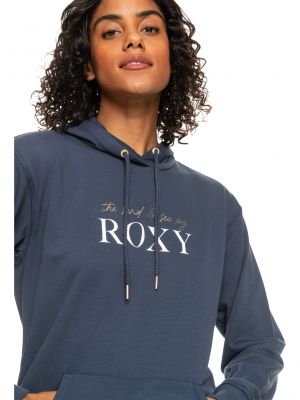 Hoodie s kapuljačom Roxy plava