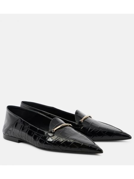 Skinn loafers Victoria Beckham svart