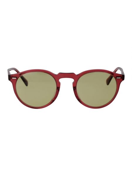 Okulary przeciwsłoneczne klasyczne Oliver Peoples brązowe