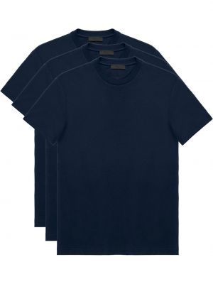 Camiseta de tela jersey Prada azul