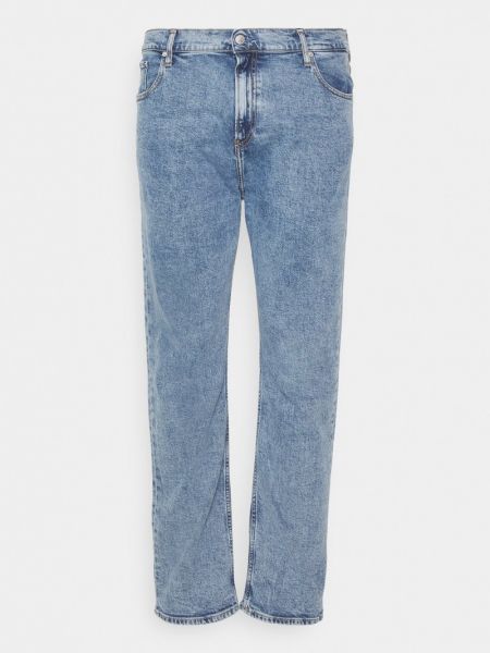Niebieskie jeansy skinny Calvin Klein Jeans Plus