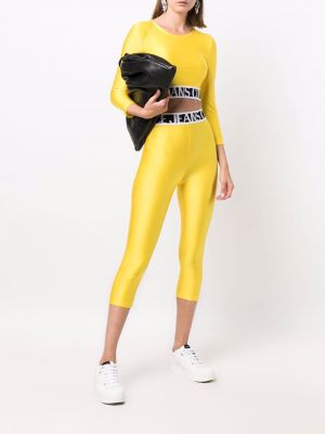 Leggings Versace Jeans Couture amarillo
