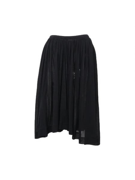 Spódnica bawełniana Yohji Yamamoto Pre-owned czarna