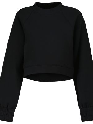 Sweatshirt aus baumwoll Veronica Beard schwarz