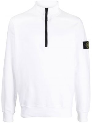 Kort genser Stone Island hvit