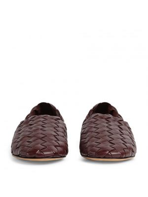 Кожаные туфли Bottega Veneta коричневые