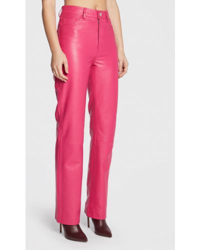 Remain Bőrnadrág Lynn Leather RM1510 Rózsaszín Regular Fit