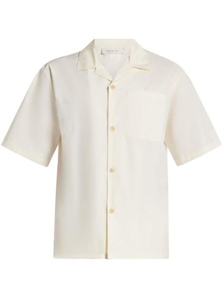 Βαμβακερό πουκάμισο Qasimi λευκό