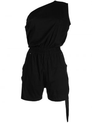Βαμβακερή ολόσωμη φόρμα Rick Owens Drkshdw μαύρο