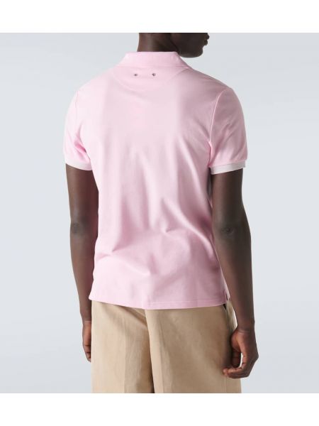 Памучна поло тениска Vilebrequin розово