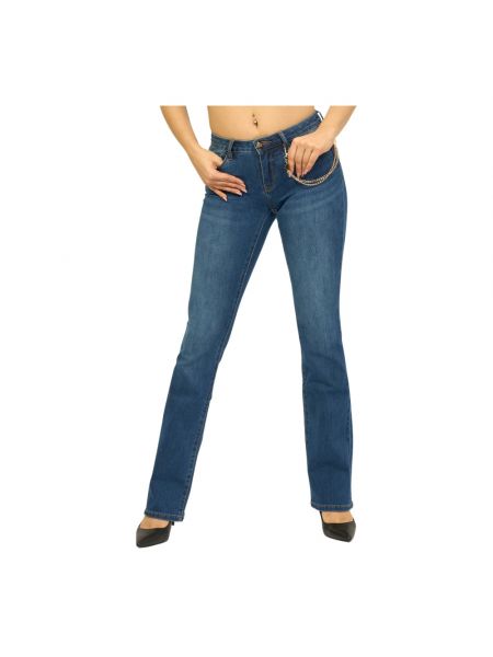 Skinny jeans ausgestellt Gaudi blau