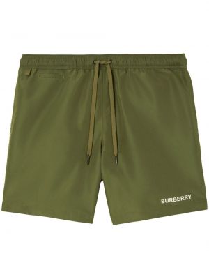 Trykt shorts Burberry grønn