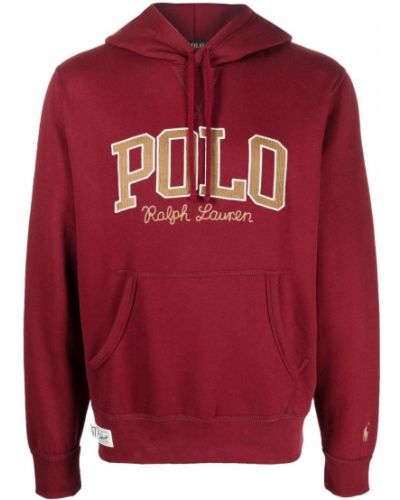 Hoodie Polo Ralph Lauren röd