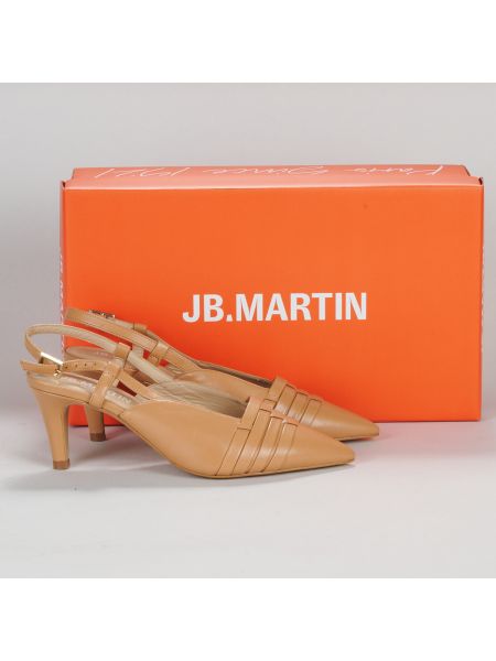 Pantofi cu toc cu toc Jb Martin maro