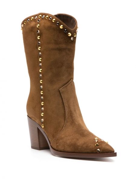 Ankle boots zamszowe Gianvito Rossi