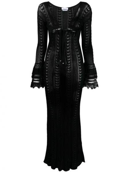 Koktejlkové šaty Blumarine čierna