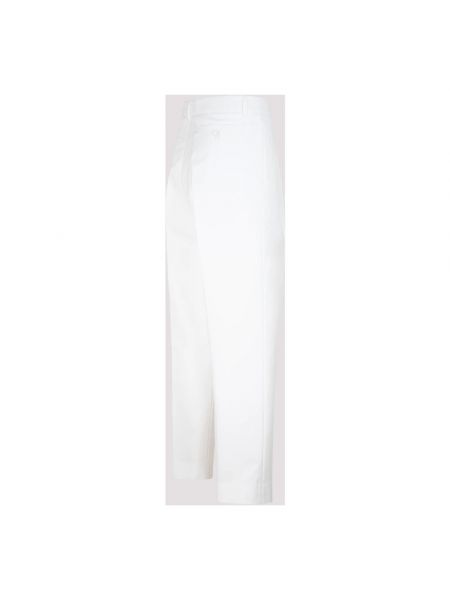 Pantalones chinos de algodón Dior blanco
