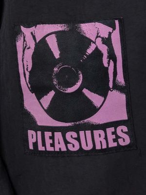 Košile s dlouhými rukávy relaxed fit Pleasures černá