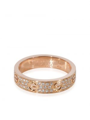 Z růžového zlata prsten Cartier