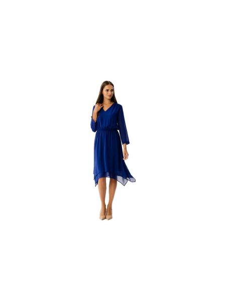 Asymetrické mini šaty Stylove modré