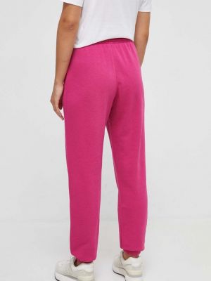 Sportovní kalhoty Reebok růžové
