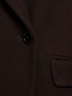 Kašmírový vlněný kabát Tagliatore 0205 hnědý