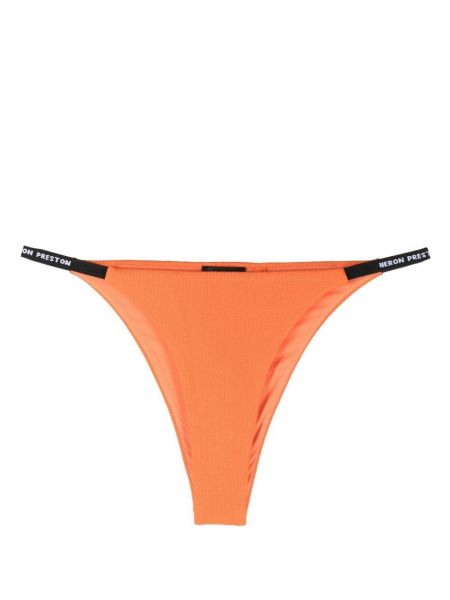 Bikini con stampa Heron Preston arancione