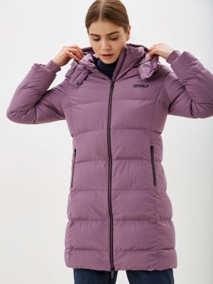 Утепленная куртка 2xu фиолетовая