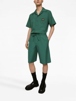 Košile Dolce & Gabbana zelená