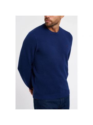 Jersey con bordado de punto de tela jersey Sun68 azul